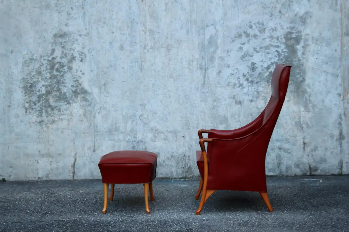 Chaises longues et pouf par Umberto Asnago, 1980 – Bild 2