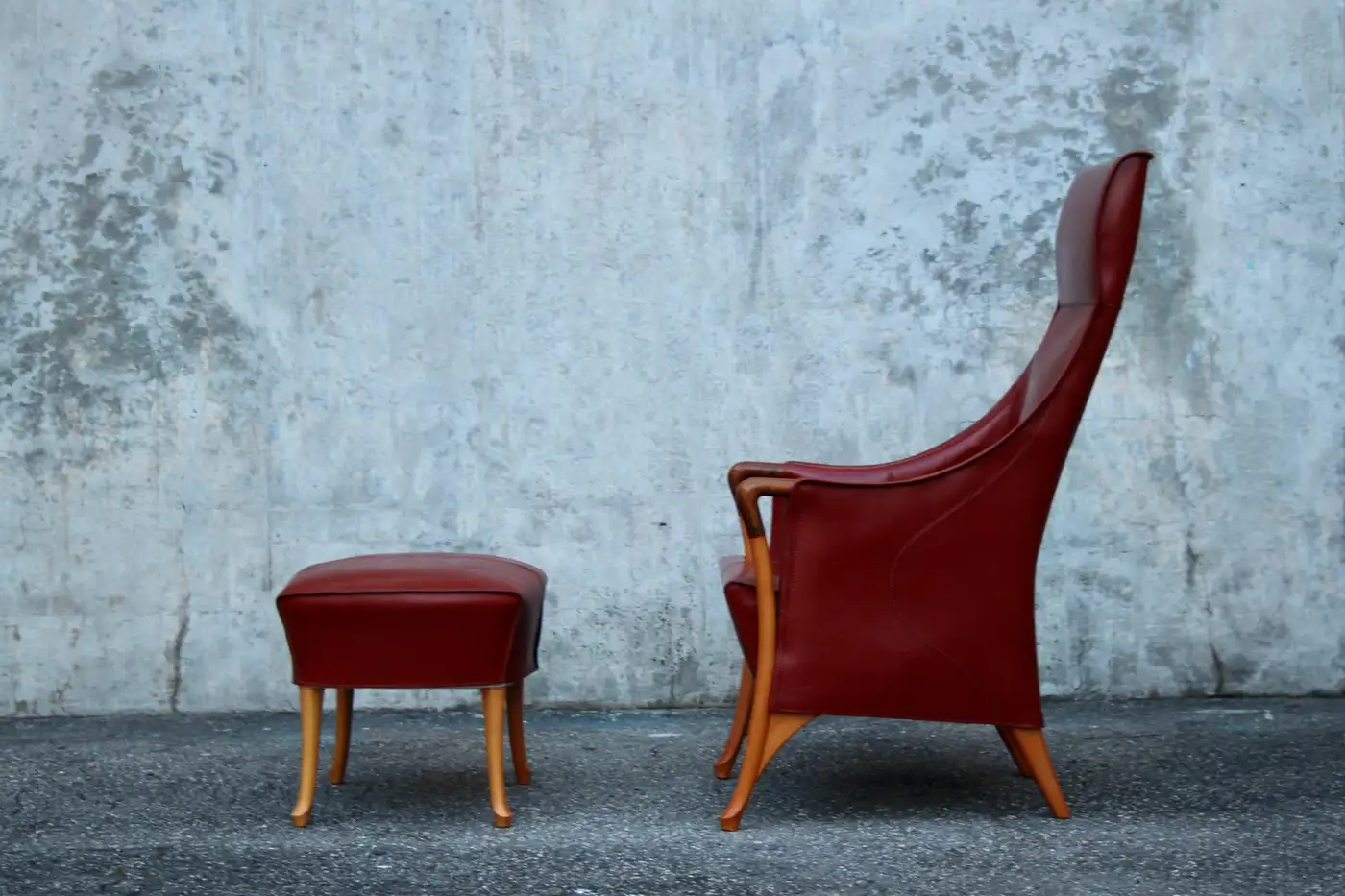 Chaises longues et pouf par Umberto Asnago, 1980 – Bild 3