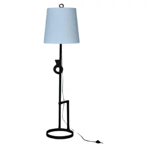 Lampadaire néoclassique en fer forgé