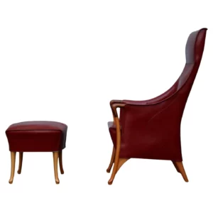 Chaises longues et pouf par Umberto Asnago, 1980